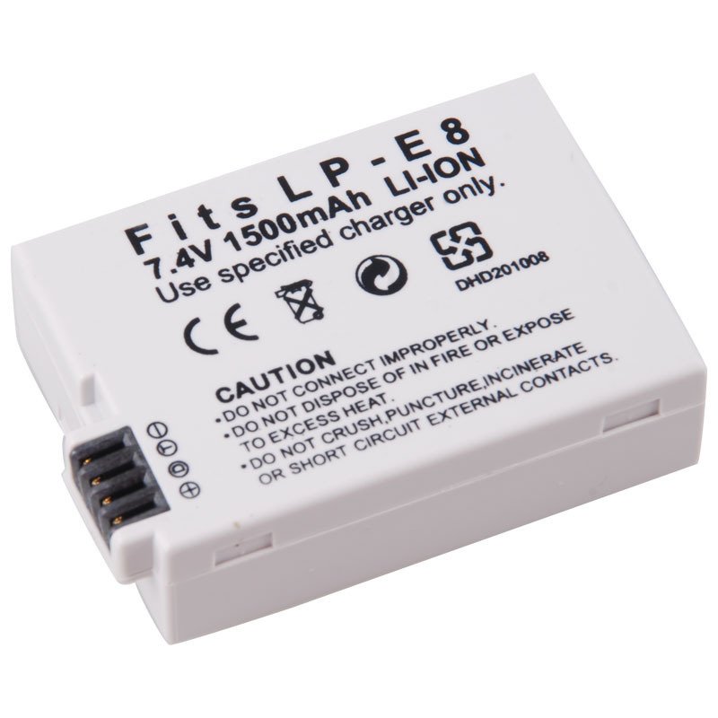 Fits แบตเตอรี่ กล้อง Canon Lp-e8 for CANON EOS 550D - EOS 600D - EOS 650D 700D Fits แบตเตอรี่ กล้อง Canon Lp-e8 for CANON EOS 550D - EOS 600D - EOS 650D 700D
