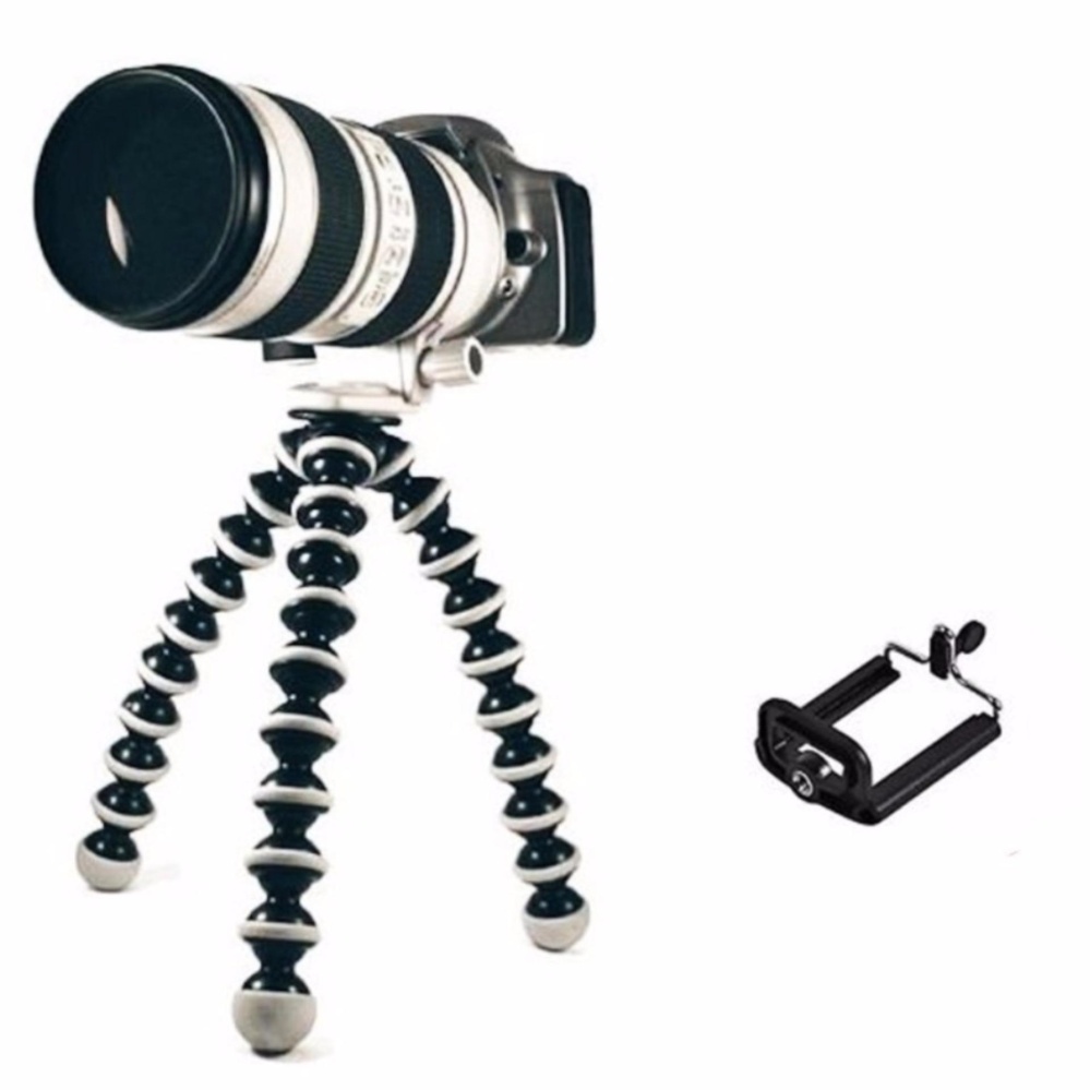 ขาตั้งกล้อง หนวดปลาหมึก Gorillapod Flexible Tripod Octopus tripod (Size L) แถมฟรี ที่หนีบโทรศัพท์ ขาตั้งกล้อง หนวดปลาหมึก Gorillapod Flexible Tripod Octopus tripod (Size L) แถมฟรี ที่หนีบโทรศัพท์