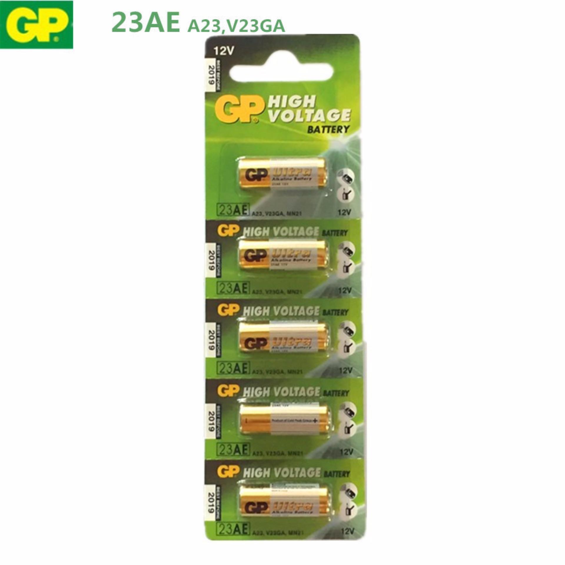 GP Battery ถ่าน Alkaline Battery 12V. รุ่น GP23AE (1 แพ็ค 5 ก้อน) GP Battery ถ่าน Alkaline Battery 12V. รุ่น GP23AE (1 แพ็ค 5 ก้อน)