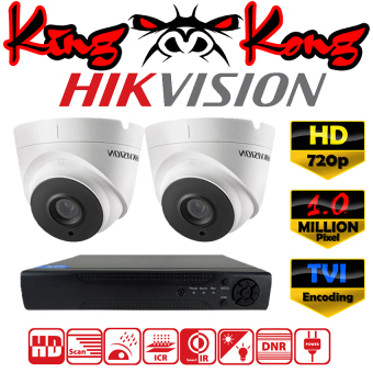 จัดโปรโมชั่น Hikvision ชุดกล้องวงจรปิดกล้อง 4CH CCTV กล้อง 2ตัว โดม 1.0 MP HD และอนาล็อก เครื่องบันทึก 4ช่อง 1080N DVR NVR AHD TVI CVI Analog DS-2CE56C0T-IT3 สนใจซื้อ Hikvision ชุดกล้องวงจรปิดกล้อง 4CH CCTV กล้อง 2ตัว โดม 1.0 MP HD และอนาล็อก เครื่องบันทึก 4ช่อง 1080N DVR NVR AHD TVI CVI Analog DS-2CE56C0T-IT3