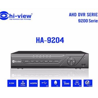 Hiview เครื่องบันทึกภาพกล้องวงจรปิด HA-9204 4ch Full HD สีดำ รองรับระบบ IP AHD Analog Hiview เครื่องบันทึกภาพกล้องวงจรปิด HA-9204 4ch Full HD สีดำ รองรับระบบ IP AHD Analog
