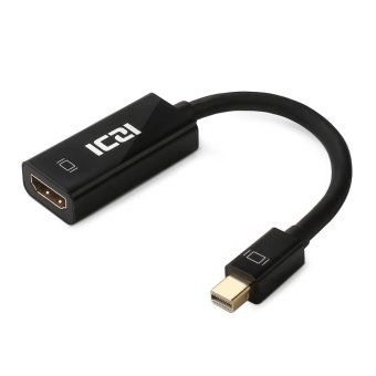 ขอเสนอ ICZI Mini DisplayPort(Thunderbolt) Male to HDMI FemaleAdapter(1080P Gold-Plated) for Macbook Chromebook Pixel Surface ProHDTVs Monitors Projectors and More - Black - intl ต้องการขายด่วน ICZI Mini DisplayPort(Thunderbolt) Male to HDMI FemaleAdapter(1080P Gold-Plated) for Macbook Chromebook Pixel Surface ProHDTVs Monitors Projectors and More - Black - intl