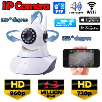 ขาย IP Camera CCTV กล้องวงจรปิด/กล้องไอพี 1.3 ล้านพิกเซล HD 720P IR Cut Wi-Fi และ ไมโครโฟน ในตัว