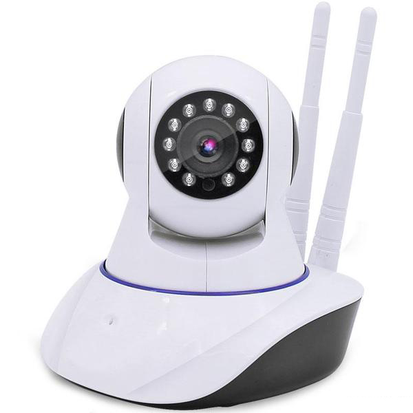 IP Camera p2p Cam IP Camera Full HD กล้องวงจรปิดไร้สาย version 2 สองเสาอากาศ(white) IP Camera p2p Cam IP Camera Full HD กล้องวงจรปิดไร้สาย version 2 สองเสาอากาศ(white)
