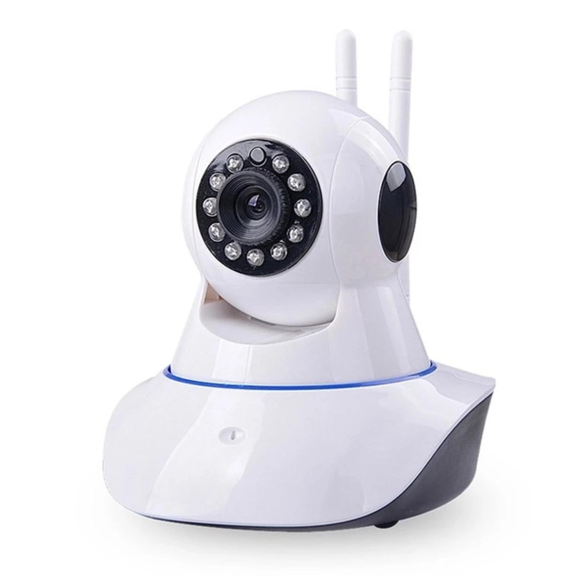 IP Camera P2P V380 Cam IP Camera Full HD กล้องวงจรปิดไร้สาย version 2 สองเสาอากาศ(white) IP Camera P2P V380 Cam IP Camera Full HD กล้องวงจรปิดไร้สาย version 2 สองเสาอากาศ(white)