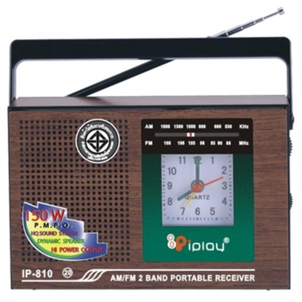 IPLAY วิทยุ AM/FM รุ่น IP-810 (มีนาฬิกา)