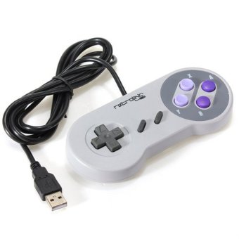 JOR Retrolink Retro SNES USB Wired Classic Game Pad Controller forWindows PC Mac