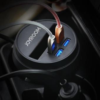 ต้องการขายด่วน JOYROOM 3.1A 4 USB PORTS CARD SLOT CUP CAR CHARGER จัดโปรโมชั่น JOYROOM 3.1A 4 USB PORTS CARD SLOT CUP CAR CHARGER
