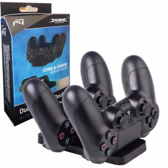 Jte เเท่นชาร์ท PS4 Dual Charging Dock For Playstation 4 PS4Wireless Controller