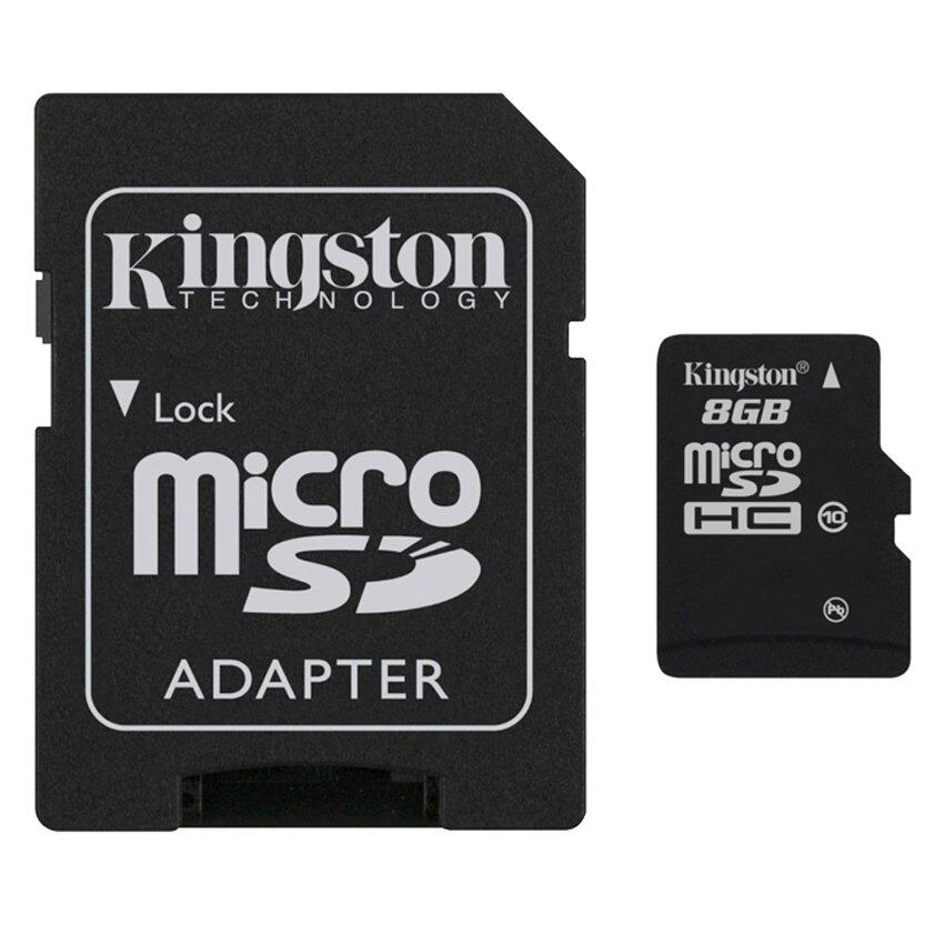 Kingston Memory Micro SD Card Class 10 8GB with Adapter Kingston Memory Micro SD Card Class 10 8GB with Adapter
