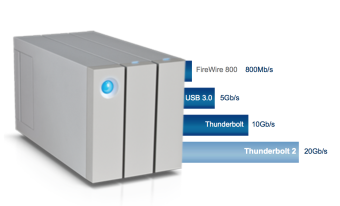 LaCie 6TB LACIE 2big Thunderbolt 2 for 4K workflow and RAID system