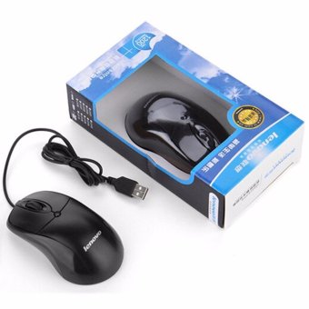 ราคา Lenovo Mouse USB รุ่น LX-02 (สีดำ)