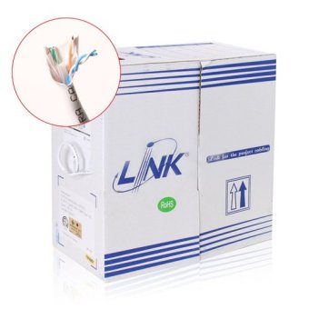 LINK สายแลน แบบกล่อง (US9116) Original CAT6 UTP Cable (305m/Box) LINK สายแลน แบบกล่อง (US9116) Original CAT6 UTP Cable (305m/Box)