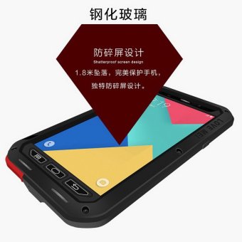 Love Mei Shockproof Water Resistant Dust/Dirt/Snow Proof AluminumMetal Gorilla Glass Heavy Duty Protection Case Cover For SamsungGalaxy A9 Black - Intl June 2018 - 5 Love Mei Shockproof Water Resistant Dust/Dirt/Snow Proof AluminumMetal Gorilla Glass Heavy Duty Protection Case Cover for SamsungGalaxy A9 Black - intl - 5
