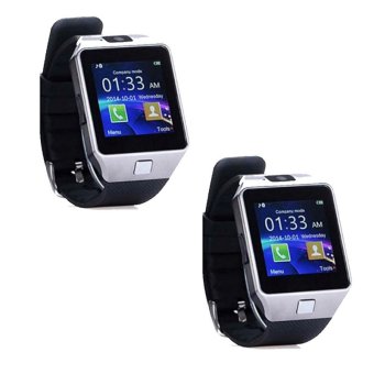 M&N Smart Watch Phone รุ่น NZ09 นาฬิกาโทรศัพท์อัจฉริยะ(เงินดำ/เงินดำ)