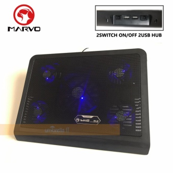 Marvo FN33 Laptop Cooling Stand 5fans พัดลมระบายความร้อนโน๊ตบุ๊ค 5ใบพัด (สีดำ) Marvo FN33 Laptop Cooling Stand 5fans พัดลมระบายความร้อนโน๊ตบุ๊ค 5ใบพัด (สีดำ)