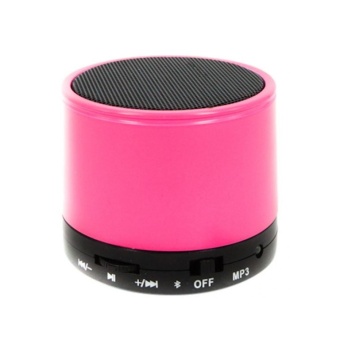 MD ลำโพงบลูทูธ Mini Bluetooth Speaker รุ่น S10 (สีชมพูเข้ม)