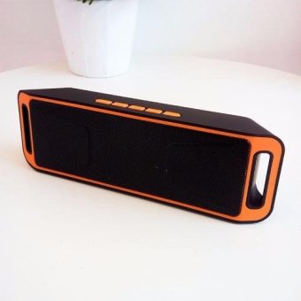 Megabass ลำโพงบลูทูธพกพา Music Wireless Speaker รุ่น A2DP (สีส้ม)