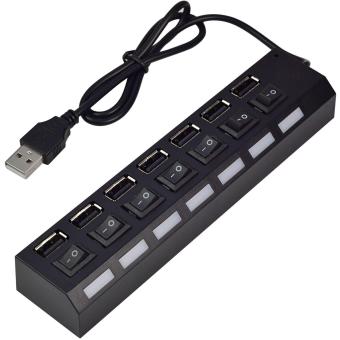 จัดโปรโมชั่น MENGS® USB 2.0 Hub 7 Ports USB 3.0 Splitter With On/Off Power Switch For For Laptop / Notebook / PC / Computer / Tablets - Black โปรโมชั่นพิเศษ MENGS® USB 2.0 Hub 7 Ports USB 3.0 Splitter With On/Off Power Switch For For Laptop / Notebook / PC / Computer / Tablets - Black