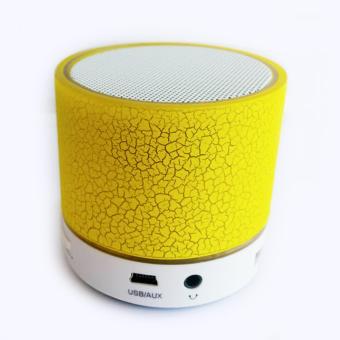 Mini Speaker ลำโพงขนาดพกพา เชื่อมต่อผ่านบลูทูธ มีสาย USB (สีเหลือง)