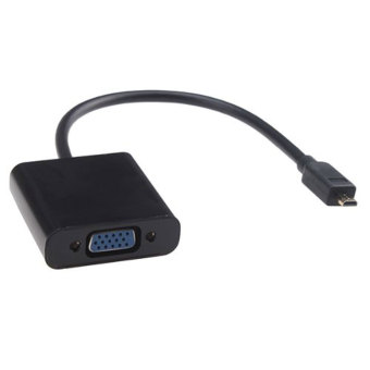 ประกาศขาย moob Black 20cm 1080P or 720P Micro HDMI to VGA Female Video CableAdapter for Micro Device (Black) - Intl - Intl สนใจซื้อ moob Black 20cm 1080P or 720P Micro HDMI to VGA Female Video CableAdapter for Micro Device (Black) - Intl - Intl