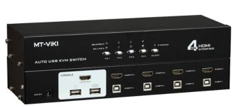 Mt-viki Mt-2104hl 4 Port Auto Hdmi Usb Kvm Switch Box