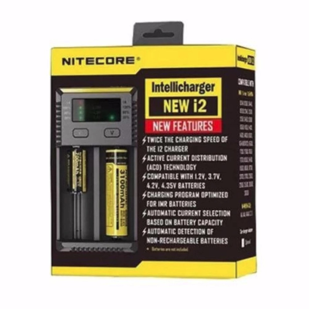 เครื่องชาร์จอัจฉริยะ Nitecore รุ่น New i2 (สีดำ) เครื่องชาร์จอัจฉริยะ Nitecore รุ่น New i2 (สีดำ)