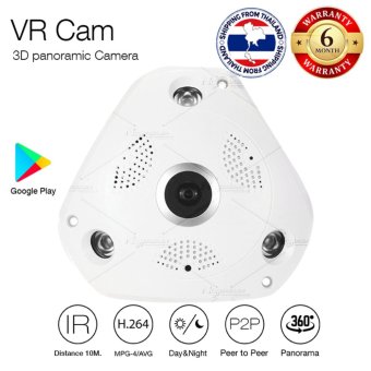 Novagear กล้องวงจรปิด VR IP Camera / กล้อง  1.3 MP / P2P / Wifi / บันทึกเสียง / เลนส์ตาปลาถ่ายภาพ 360 องศา /Intelligent Panoramic Shoot and Recording / ถ่ายภาพกลางวันและกลางคืน / Day Night Vision / IR Distance / ฟรีอะแดปแตอร์ / Free Adapter