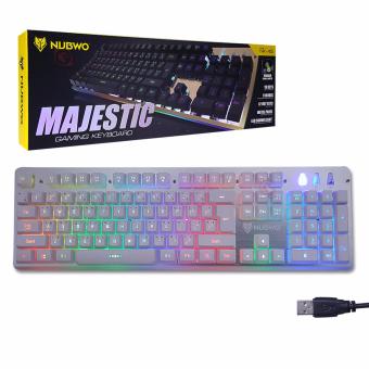 ราคา NUBWO MAJESTIC Semi Mechanical switch Gaming Keyboard รุ่น NK-45
