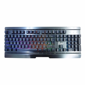 2561 Nubwo Phantom Plus Gaming Keyboard Semi Mechanical Blue Switch รุ่น NK-55