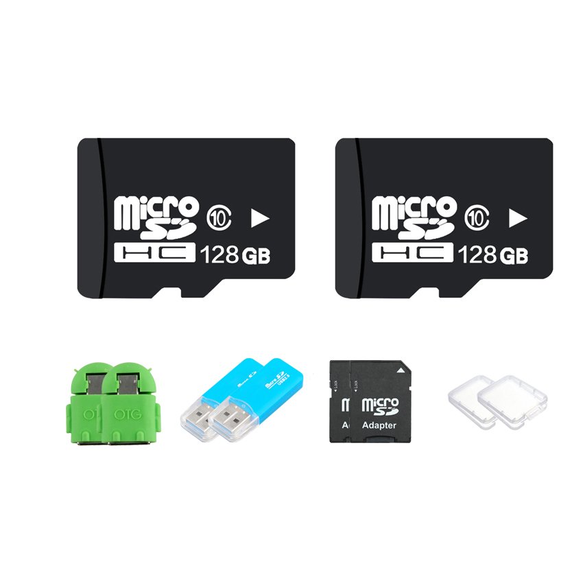 OMG 128GB Micro SD Card Class 10 Fast Speed+Micro SD Adapter+USB Micro SD Card Adapter+SD Case Box+OTG (2ชุด) OMG 128GB Micro SD Card Class 10 Fast Speed+Micro SD Adapter+USB Micro SD Card Adapter+SD Case Box+OTG (2ชุด)