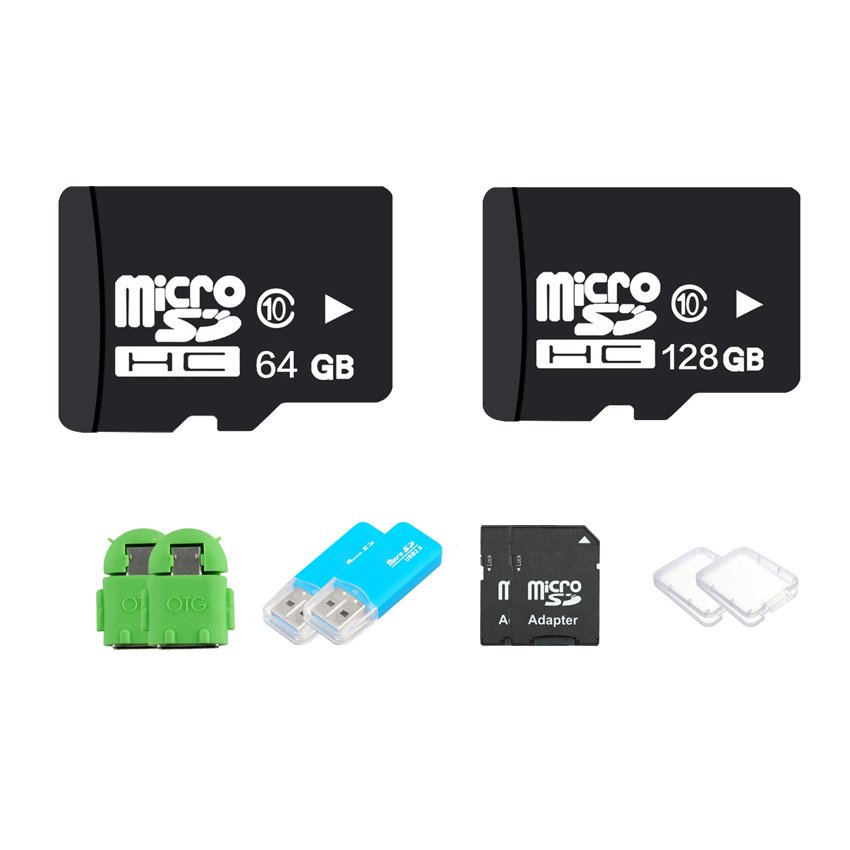 OMG Micro SD Card Class 10 128GBพร้อมอุปกรณ์เสริม+ Micro SD Card Class 10 64GBพร้อมอุปกรณ์์เสริม OMG Micro SD Card Class 10 128GBพร้อมอุปกรณ์เสริม+ Micro SD Card Class 10 64GBพร้อมอุปกรณ์์เสริม