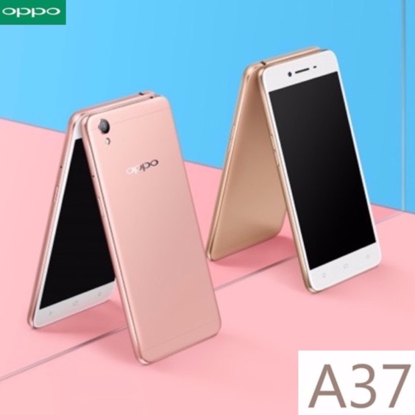 OPPO สมาร์ทโฟน รุ่น A37 (A37F ) OPPO A37 4G LTE 16 GB สีชมพู (Rose Gold) ประกันศูนย์