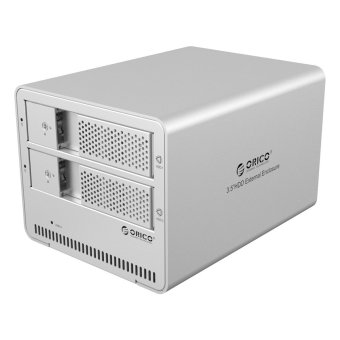 โปรโมชั่นพิเศษ ORICO 9528U3 Tool Free Aluminum USB 3.0 Dual-bay 3.5-inch SATAExternal Enclosure Support 2x 6TB Drive ขอเสนอ ORICO 9528U3 Tool Free Aluminum USB 3.0 Dual-bay 3.5-inch SATAExternal Enclosure Support 2x 6TB Drive