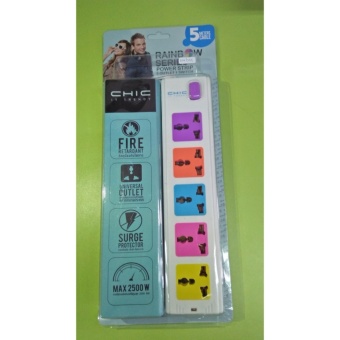 POWER STRIP 5 OUTLET/1 SWITCH 5M.