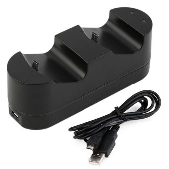 ที่ชาร์จ PS4 Dual USB Charging Stand Charger Dock Station For Sony Playstation 4 Controller