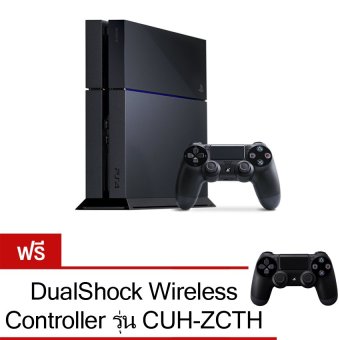 PS4 Sony PlayStation 4 500GB Jet Black - BLACK (แถมฟรี DUALSHOCK - BLACK)