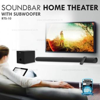 REMAX Bluetooth Speaker ลำโพงบลูทูธ Soundbar Home TheaterRTS-10(Black)