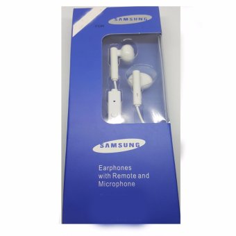 Samsung หูฟังHeadphone Earphone Headset Volume Control Mic EarphoneSamsung (สีขาว)(White)