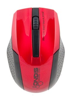 ประเทศไทย Signo Wireless Optical Mouse WM-180R (Red)