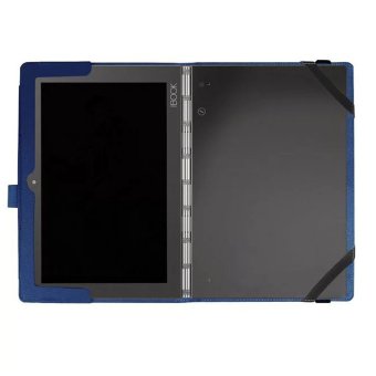 Slim-Book Stand PU Leather Case Cover For Lenovo Yoga Book 10.1(Blue) - Intl July 2018 - 2 Slim-Book Stand PU Leather Case Cover for Lenovo Yoga Book 10.1(Blue) - intl - 2