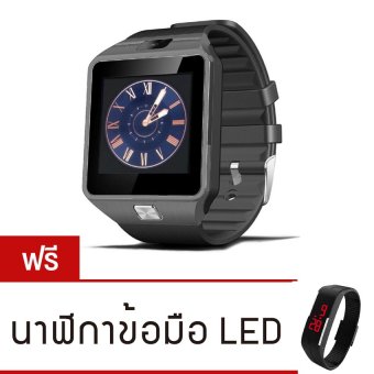 Smart Watch Z นาฬิกาโทรศัพท์ Smart Watch รุ่น A9 Phone Watch (Black)แถมฟรี นาฬิกา LED ระบบสัมผัส (คละสี)