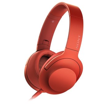 SONY หูฟัง Over Ear / Hires-Audio / h.ear on MDR-100AAP/รับประกันศูนย์ไทย (Red)