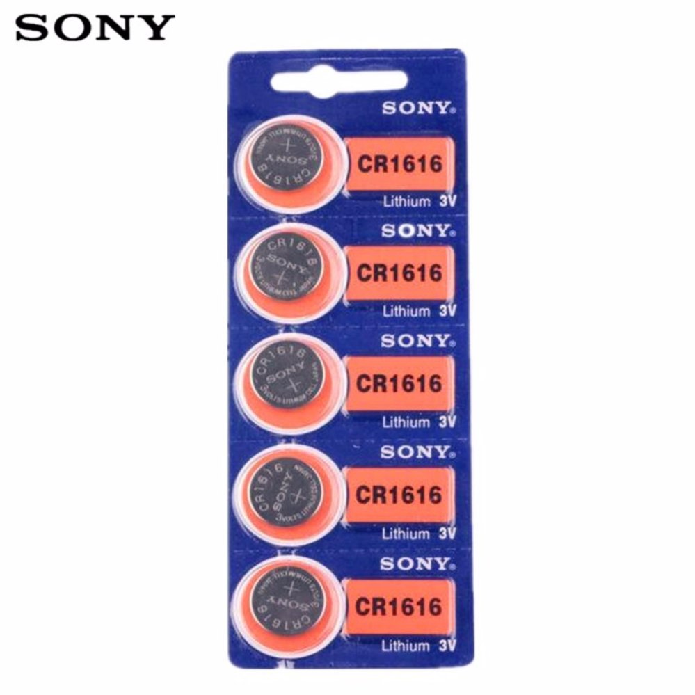 Sony ถ่านกระดุม SONY CR1616 Lithium 3V(1 แพ็ค 5 ก้อน) Sony ถ่านกระดุม SONY CR1616 Lithium 3V(1 แพ็ค 5 ก้อน)