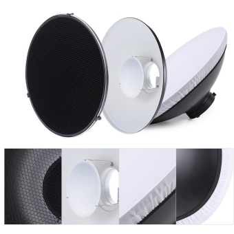 Studio Photography 41cm/16 Inch Speedlite Strobe Lighting Diffuser Beauty Dish Lampshade Bowens Mount With Reflector Honeycomb Soft Cloth - Intl June 2018 - 5 Studio Photography 41cm/16 Inch Speedlite Strobe Lighting Diffuser Beauty Dish Lampshade Bowens Mount with Reflector Honeycomb Soft Cloth - intl - 5