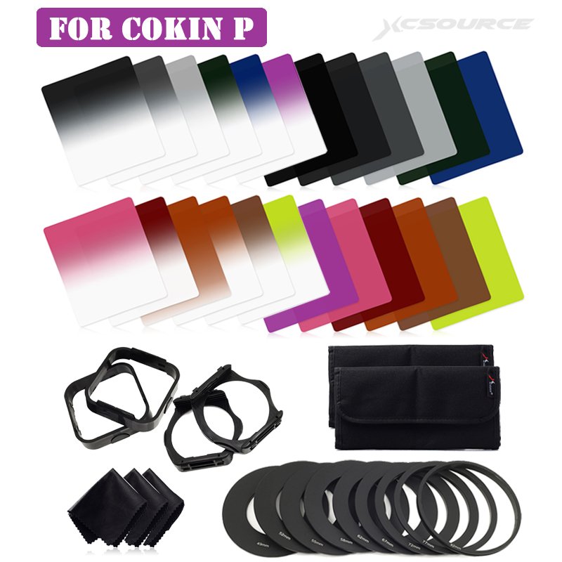 Super Complete Filter Set +2 Lens Hood +2 Holder +Cloth for Cokin P Series Super Complete Filter Set +2 Lens Hood +2 Holder +Cloth for Cokin P Series