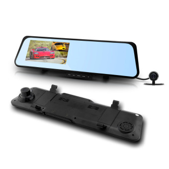 ราคา TOKAI E-Look กล้องติดรถยนต์ 4.3" Full HD 1080P รุ่น MX007s Mirror Car DVR - สีดำ
