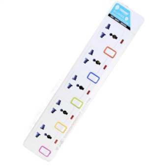 Toshino E-915 ปลั๊กไฟป้องกันไฟกระชาก 5 ช่อง 5 สวิตช์ 2.7 เมตร(White) Toshino E-915 ปลั๊กไฟป้องกันไฟกระชาก 5 ช่อง 5 สวิตช์ 2.7 เมตร(White)