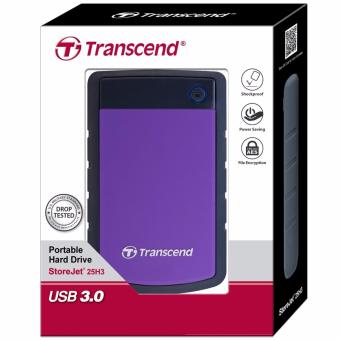 Transcend External Hard Drives StoreJet 25H3 (USB 3.0) 1TB - Purple Transcend External Hard Drives StoreJet 25H3 (USB 3.0) 1TB - Purple