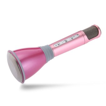 ดูภาพ TUXUN K068 Mobile Phone Karaoke Condenser Wireless Bluetooth Microphone - (Pink) <br/>เพิ่มเติม TUXUN K068 Mobile Phone Karaoke Condenser Wireless Bluetooth Microphone - (Pink)
